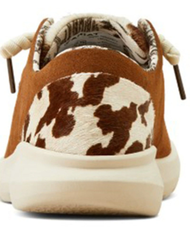 Ariat Women's Hilo Suede and Hairon Casual Shoes - Moc Toe
