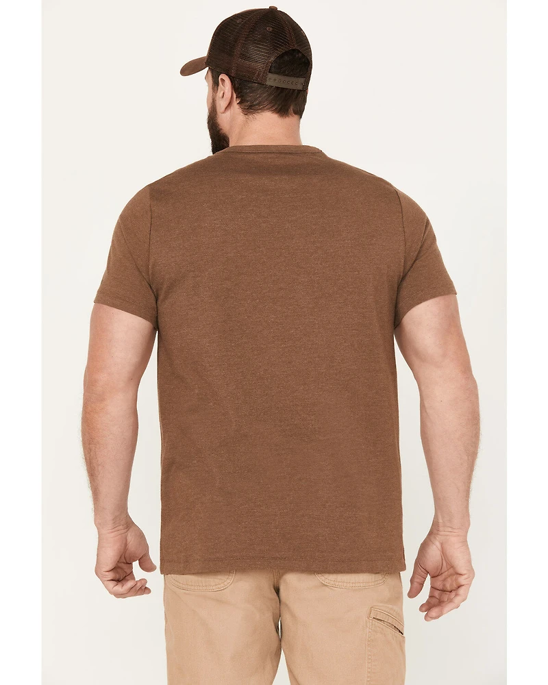 Brothers and Sons Men's Elk Label Short Sleeve Graphic T-Shirt