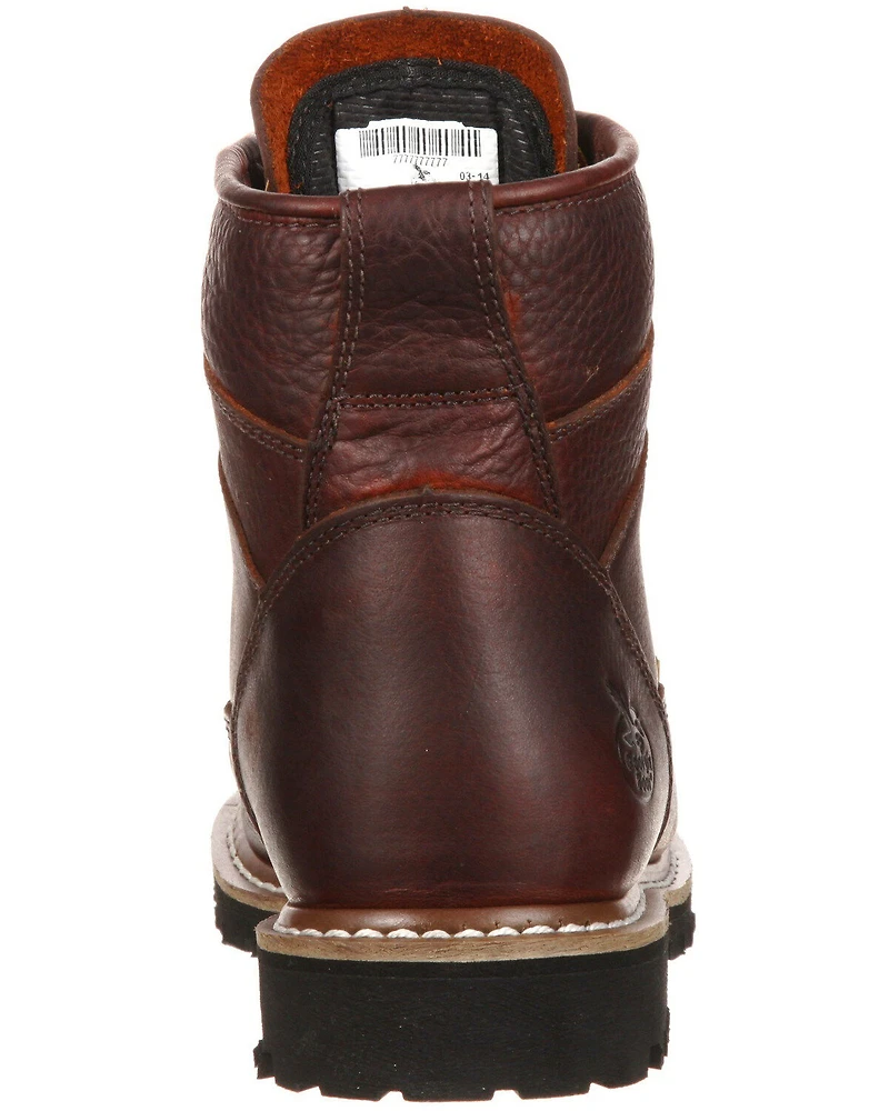 Georgia Boot Men's 6" Waterproof Lace-To-Toe Work Boots - Soft Toe