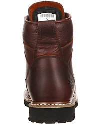 Georgia Boot Men's 6" Waterproof Lace-To-Toe Work Boots - Soft Toe