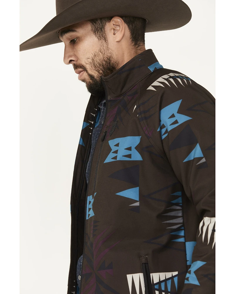 RANK 45® Men's Southwestern Print Softshell Jacket - Big