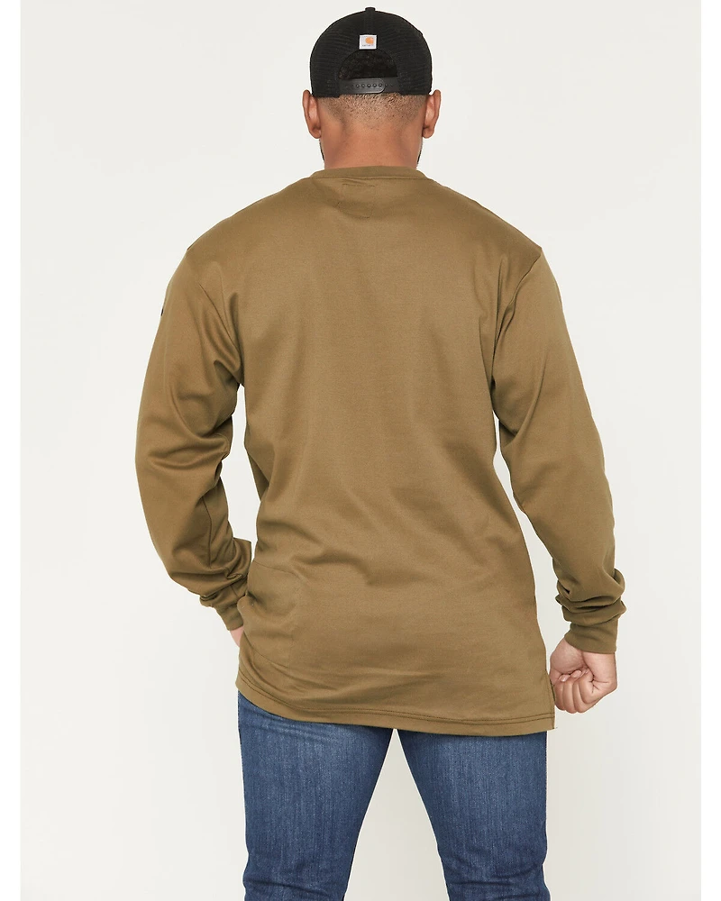 Troll Co Men's FR DHCM Anvil Long Sleeve Graphic Work T-Shirt