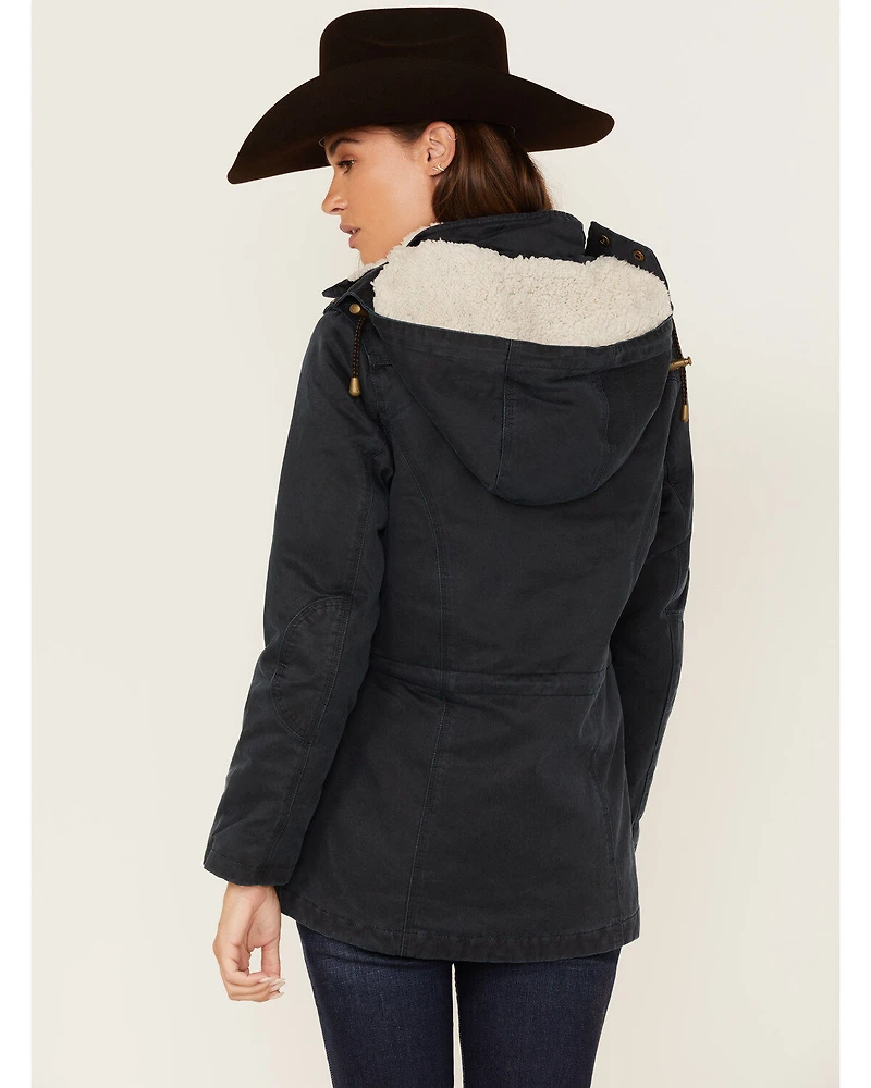 Outback Trading Co. Women's Woodbury Sherpa-Lined Hooded Jacket