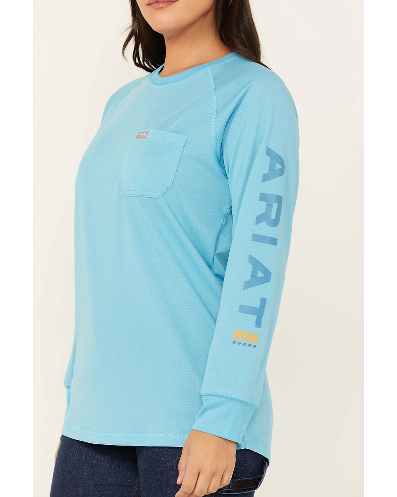 Ariat Women's Rebar Heat Fighter Long Sleeve Work Shirt