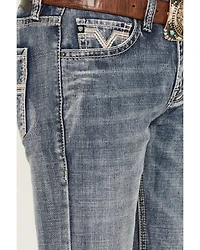 Rock & Roll Denim Men's Pistol Medium Wash Bootcut Jeans