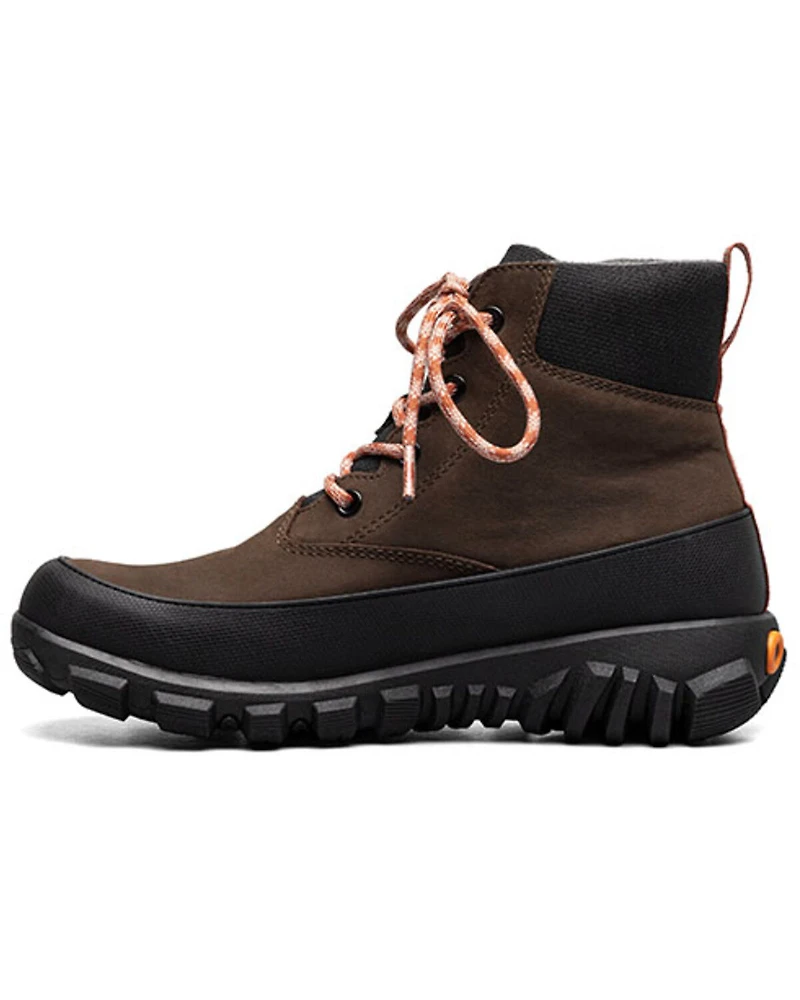 Bogs Women's Cedar Mid Lace Waterproof Boots - Round Toe