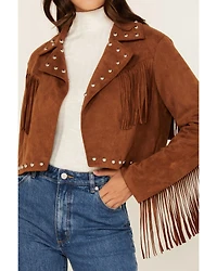 26 International Women's Faux Suede Jacket