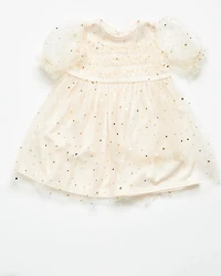 Yura Infant Girls' Star Tulle Short Sleeve Dress