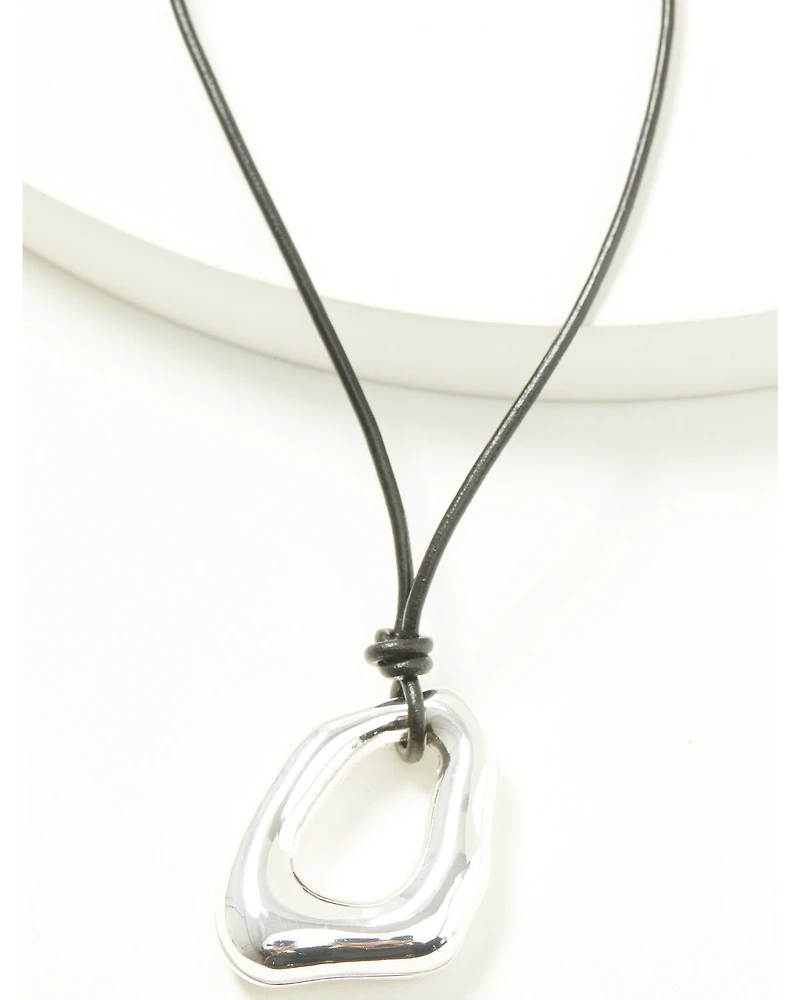 Shyanne Women's Molten Pendant Necklace
