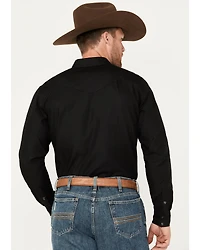 Gibson Men's Southside Satin Stripe Pearl Snap Western Shirt