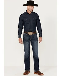 Ariat Men's M2 Bradford Cleveland Dark Wash Relaxed Bootcut Rigid Jeans - Big