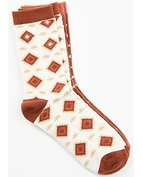 Shyanne Women's Cora Patterned Socks - 2 Pack