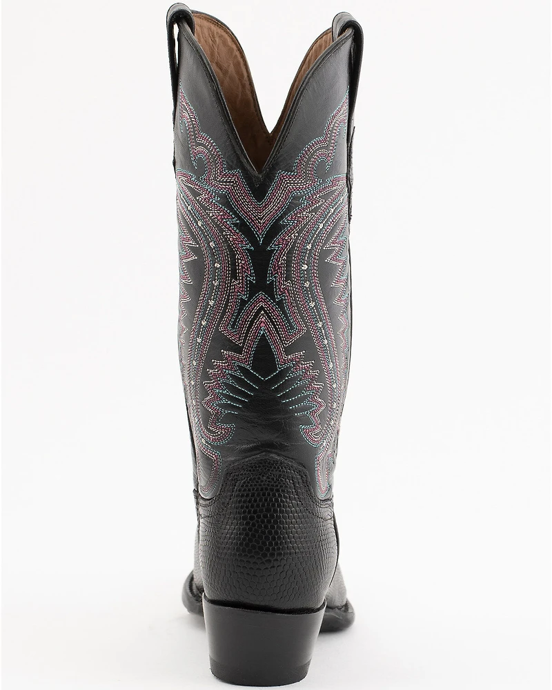 Ferrini Women's Lizard Western Boots - Snip Toe