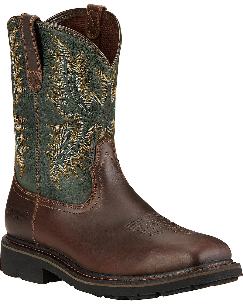 Ariat Men's Sierra Western Work Boots - Steel Toe