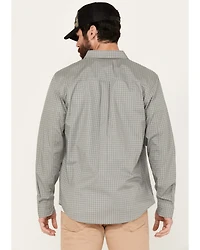 Brothers and Sons Men's Newkirk Plaid Print Long Sleeve Button-Down Western Performance Shirt