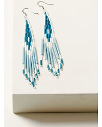 Idyllwind Women's Starlight Blue Seed Beed Earrings
