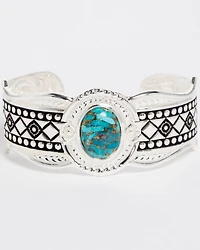 Montana Silversmiths Women's Phases of the World Cuff Bracelet