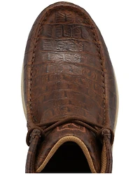 Twisted X Men's Feather X™ Caiman Print Casual Shoes - Moc Toe