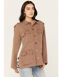Wild Moss Women's Knit Back Howdy Jacket