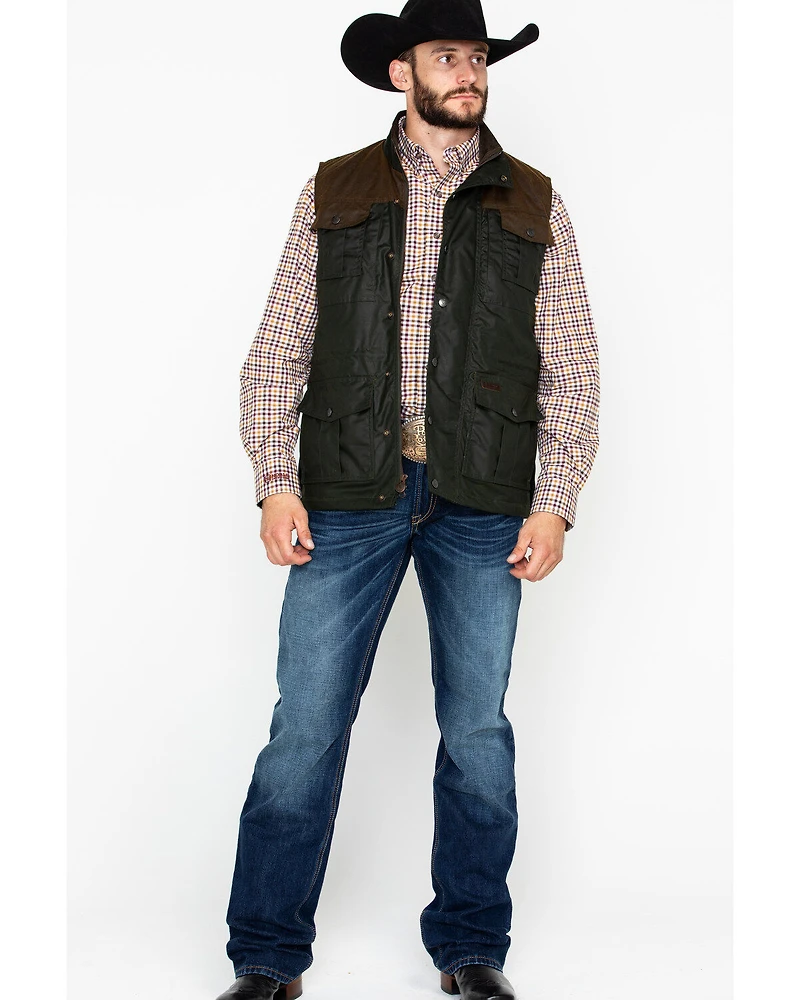 Outback Trading Co. Men's Brant Oil Dual Entry Vest