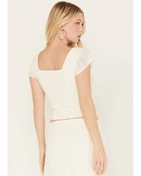 Idyllwind Women's Montana Western Lady Lace Cropped Shirt