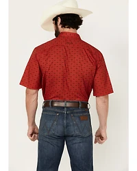 Ariat Men's VentTEK Southwestern Geo Print Short Sleeve Button-Down Western Shirt