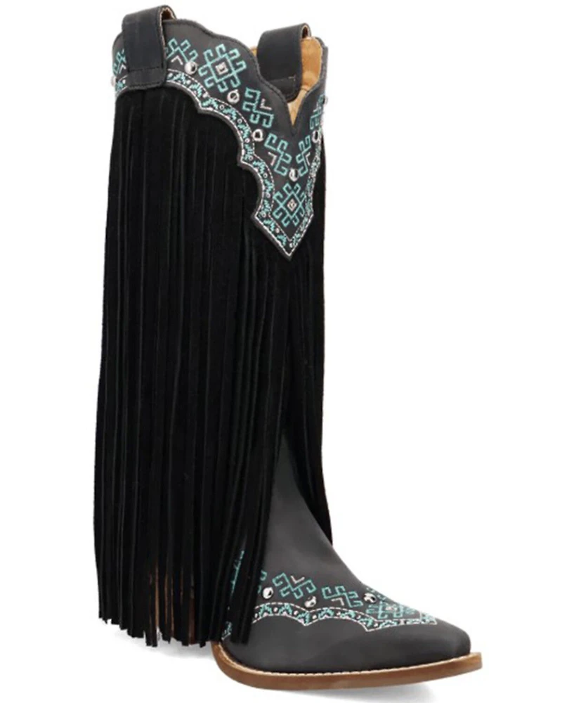 Dingo Women's Tequila Sunrise Fringe Western Boots