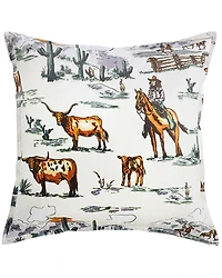 HiEnd Accents Ranch Life Euro Pillow Sham