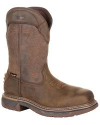 Rocky Men's Iron Skull Waterproof Western Work Boots - Composite Toe
