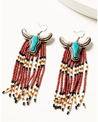 Idyllwind Women's Riverbend Seed Bead Fringe Earrings
