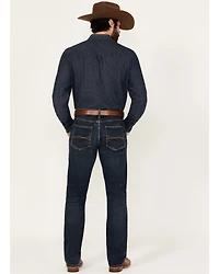 RANK 45® Men's Calico Wash Ambush Slim Straight Stretch Denim Jeans