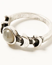 Shyanne Women's Natural Stone Ring Set - 4 Piece
