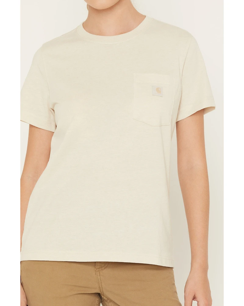 Carhartt Women's Relaxed Fit Lightweight Short Sleeve Pocket Tee