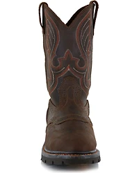 Cody James Men's Mustang Western Pull-On Work Boots - Soft Toe