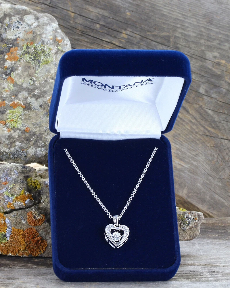 Montana Silversmiths Women's Let's Dance A Little Dance Heart Necklace