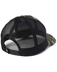 Hurley Men's Camo Print Brighton Logo Patch Ball Cap