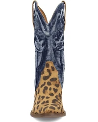 Dingo Women's Tipsy Leopard Print Western Boots - Snip Toe