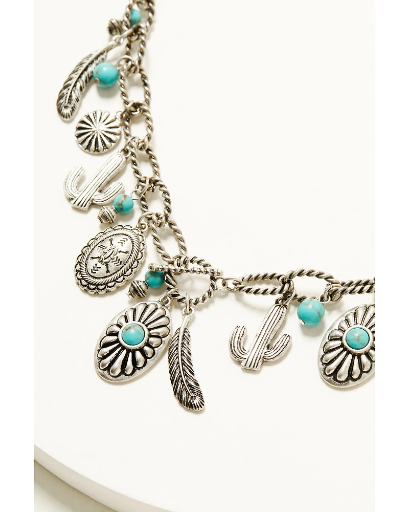 Shyanne Women's Wildheart Multi-Charm Necklace