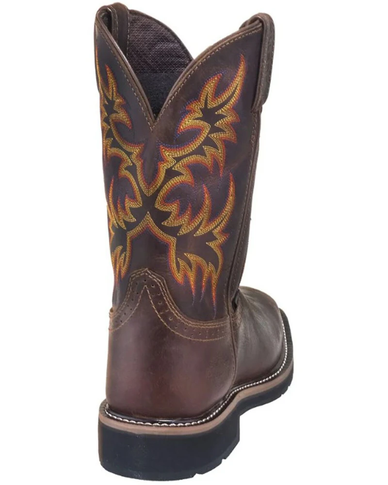 Justin Men's Driller Western Work Boots - Soft Toe