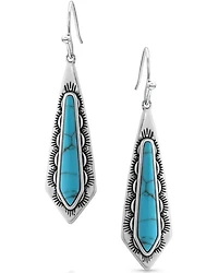 Montana Silversmiths Southwest Turquoise Stream Earrings