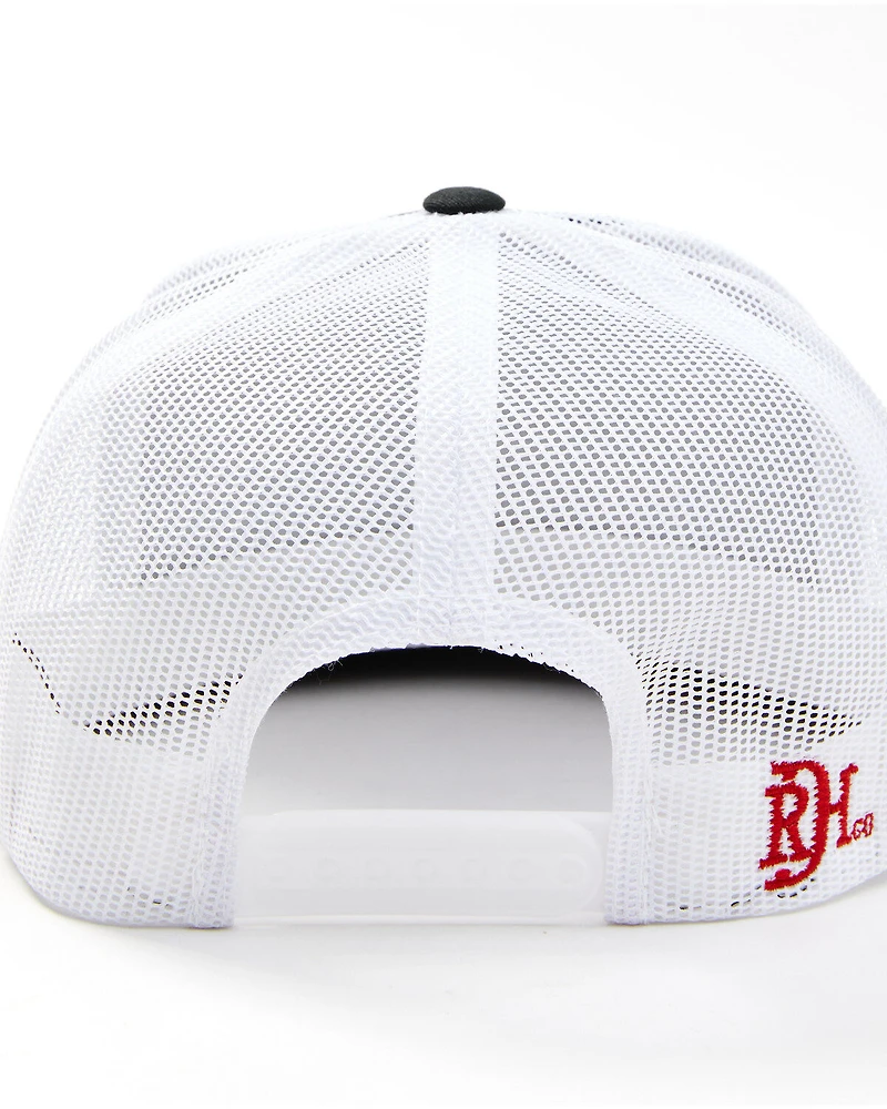 Red Dirt Hat Embroidered Logo Tag Patch Mesh Back Cap