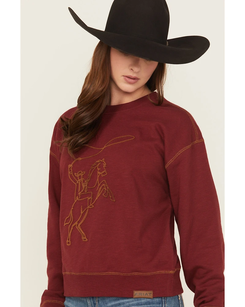Ariat Women's Lasso Crewneck