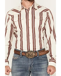 Wrangler Retro Men's Striped Long Sleeve Snap Western Shirt