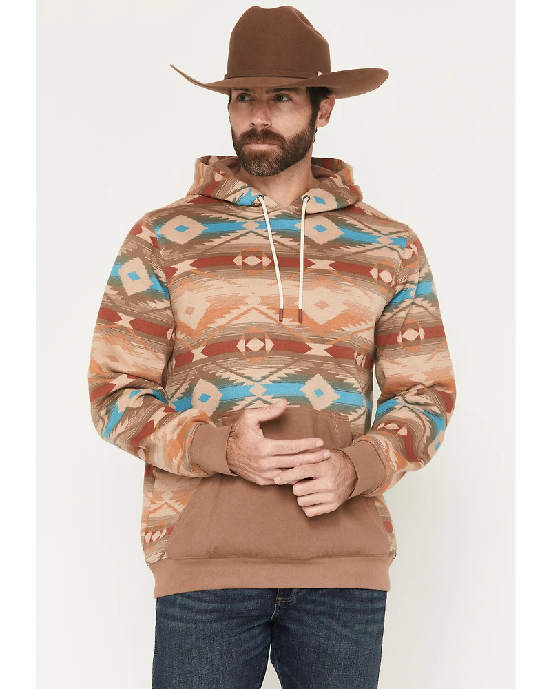 Cody James Men's Denver Southwestern Print Hooded Sweatshirt