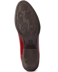 Ariat Women's Rosy Red Heritage R Toe Stretch Fit Full-Grain Western Boot - Round