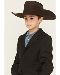 Scully Boys' Floral Embroidered Button-Down Sportcoat