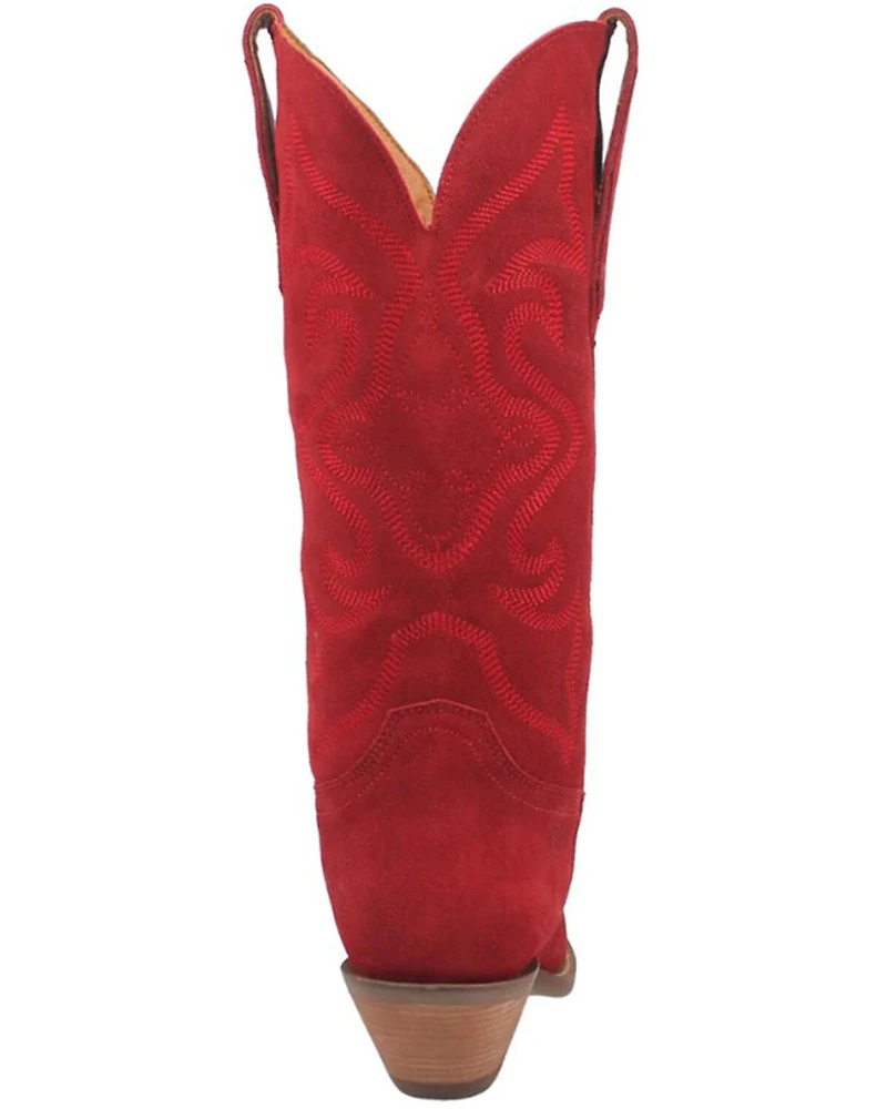Dingo Women's Out West Suede Western Boots - Snip Toe