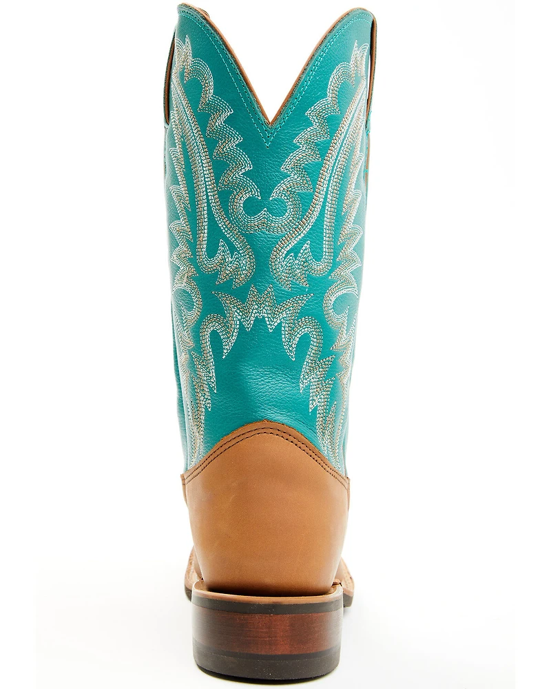 Justin Women's Shay Distressed Performance Western Boots - Broad Square Toe