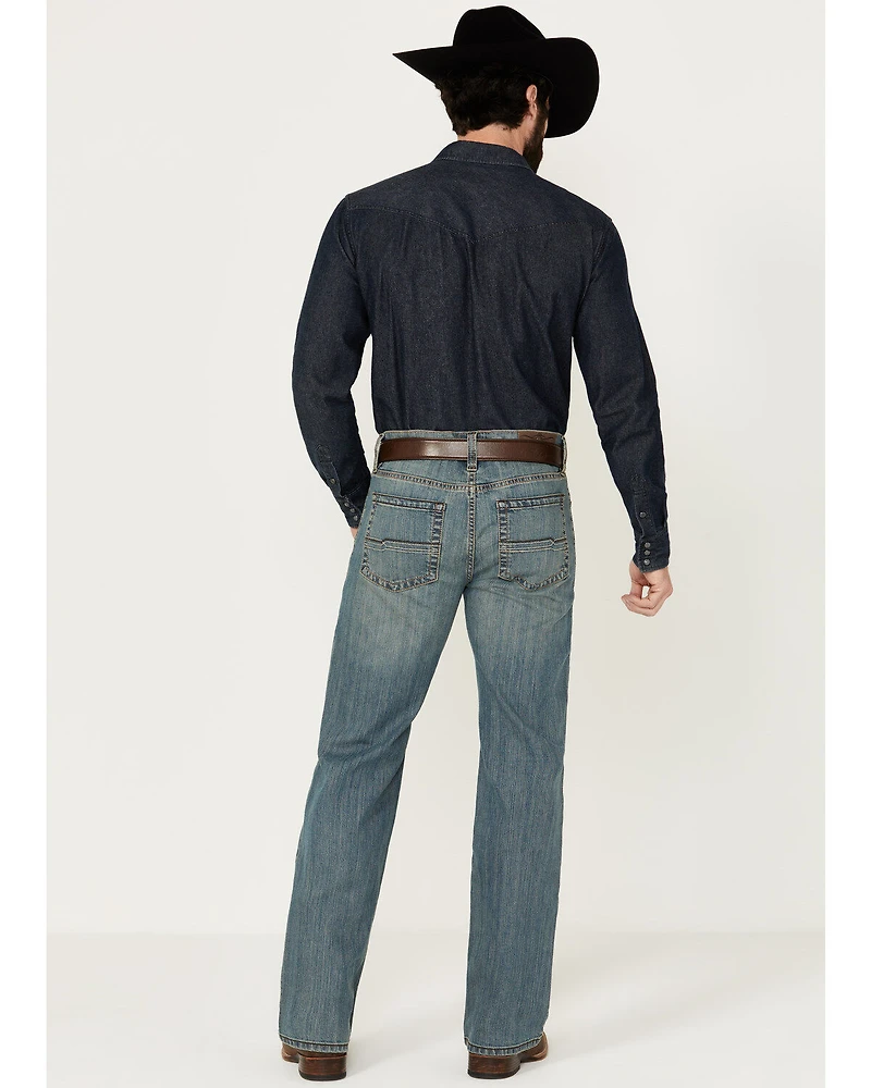 Cody James Men's Bozeman Wash Duke Relaxed Bootcut Stretch Denim Jeans