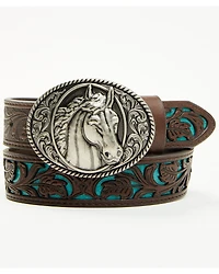 Shyanne Girls' Jovie Underlay Belt with Horse Buckle